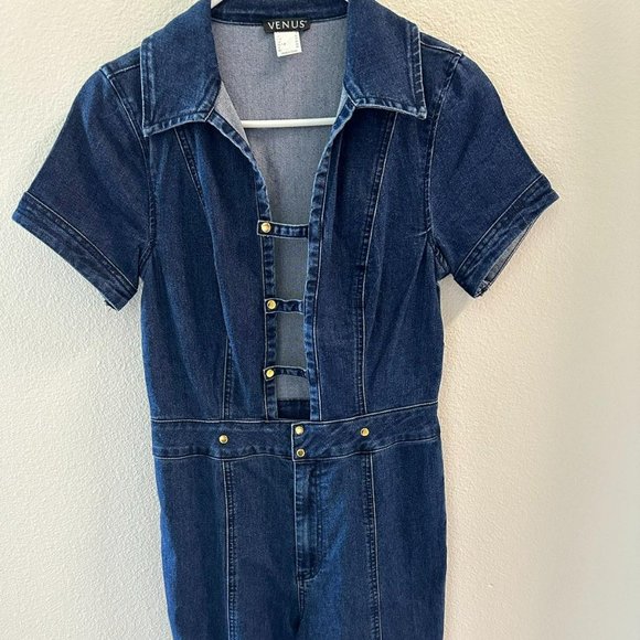 VENUS Pants - Venus Jean Jumpsuit - size 4